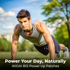 IKIGAI B12 Power Up Patches | Transdermal Patches with Vitamin B12, B1 & C