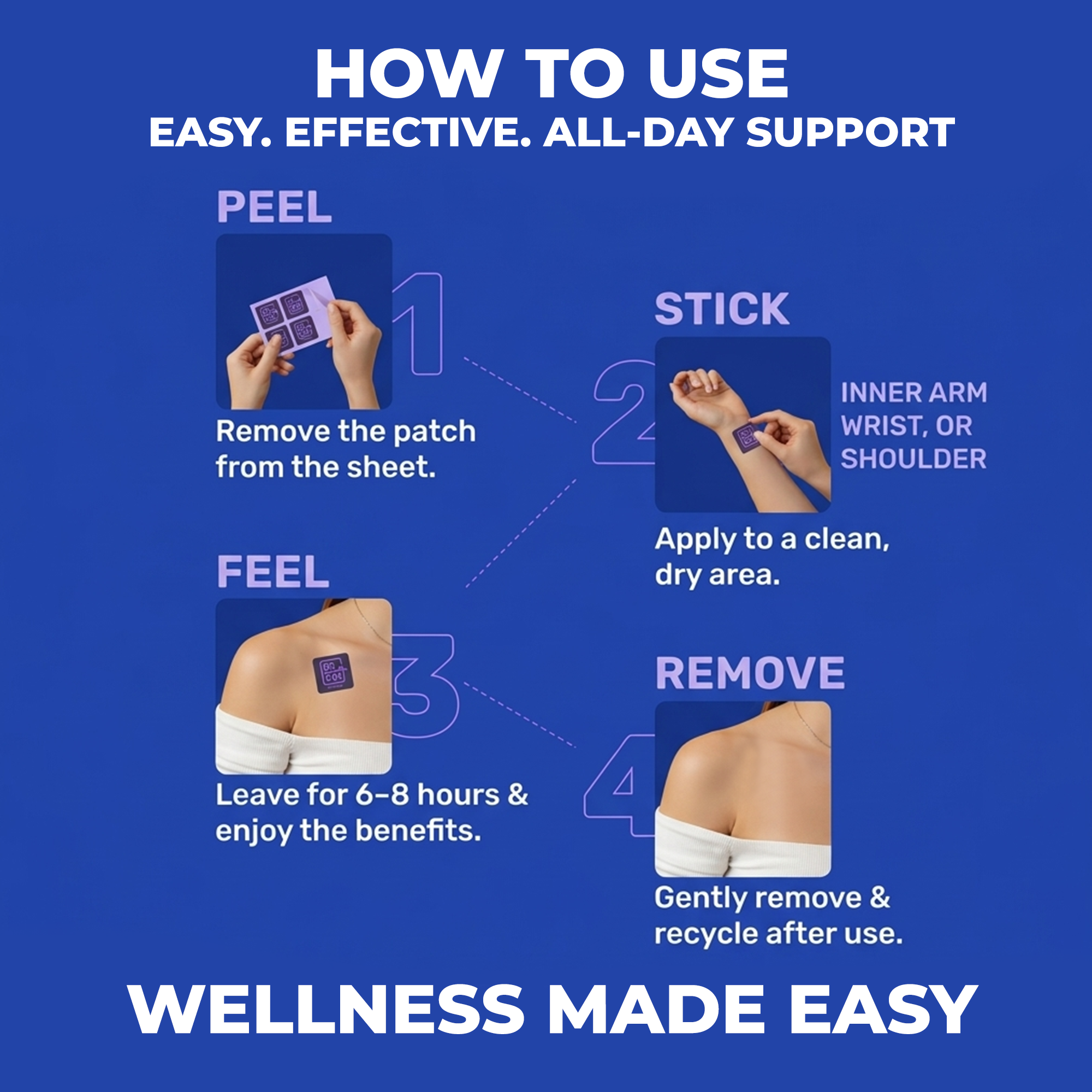 Sound Sleep Patch – Melatonin, Magnesium & Valerian Root | Deep Sleep & Relief.